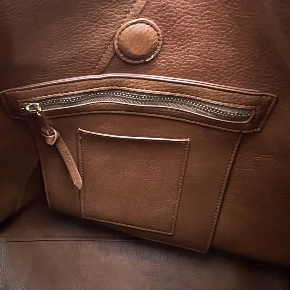 Vegan Suede Slouch Tote Banana Republic OS - Picture 11 of 14